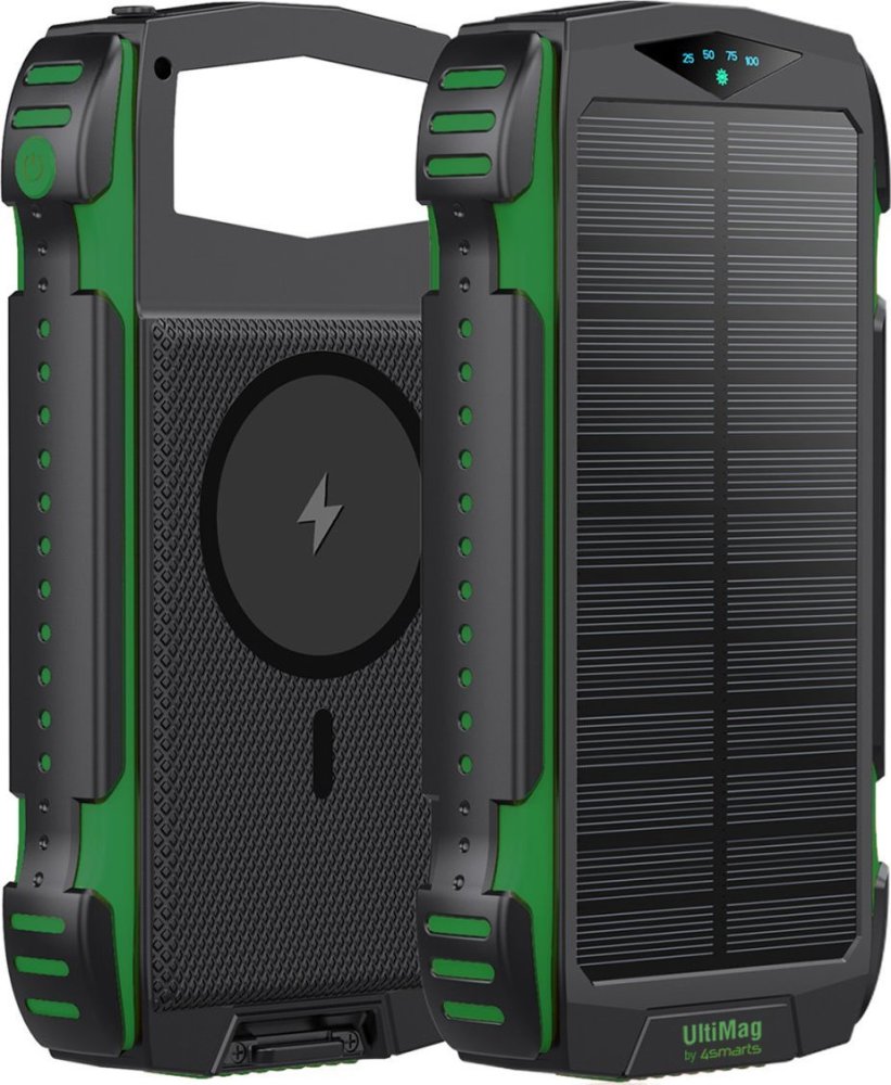 4smarts POWERBANK SOLAR 20000MAH GREEN