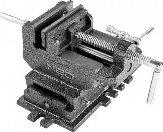 NEO 35-035 Zverák dvojosový krížový strojový 100 mm