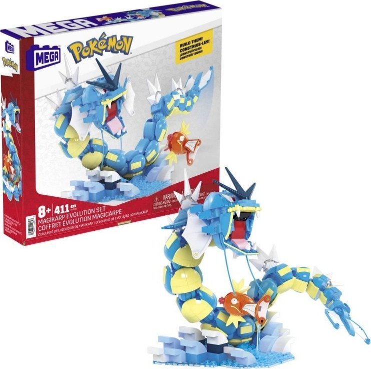 Mattel Mega Pokemon Ewolucja Magikarpa Sada Klocków