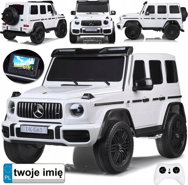 Mercedes Auto na akumulátor Mercedes G klasa 63 AMG 4x4 Panel Radio 2osoby 24V