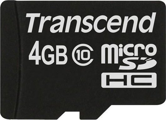 Transcend 133x MicroSDHC 4 GB Class 10  (TS4GUSDC10)