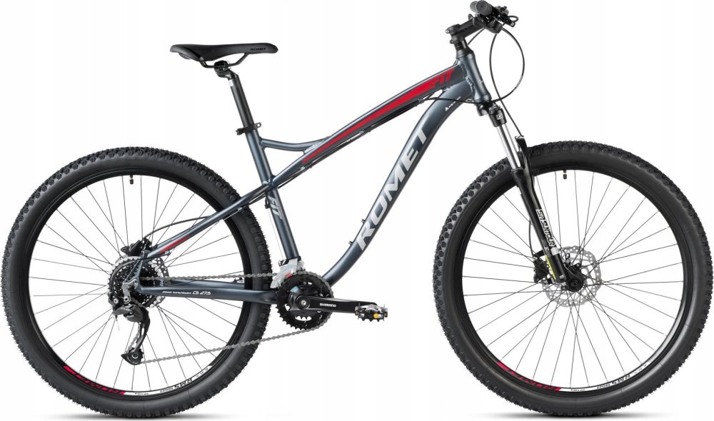 Romet Dviratis Romet Rambler FIT 27.5" 2023 black-red-20" / XL (Dydis: 20" / XL)
