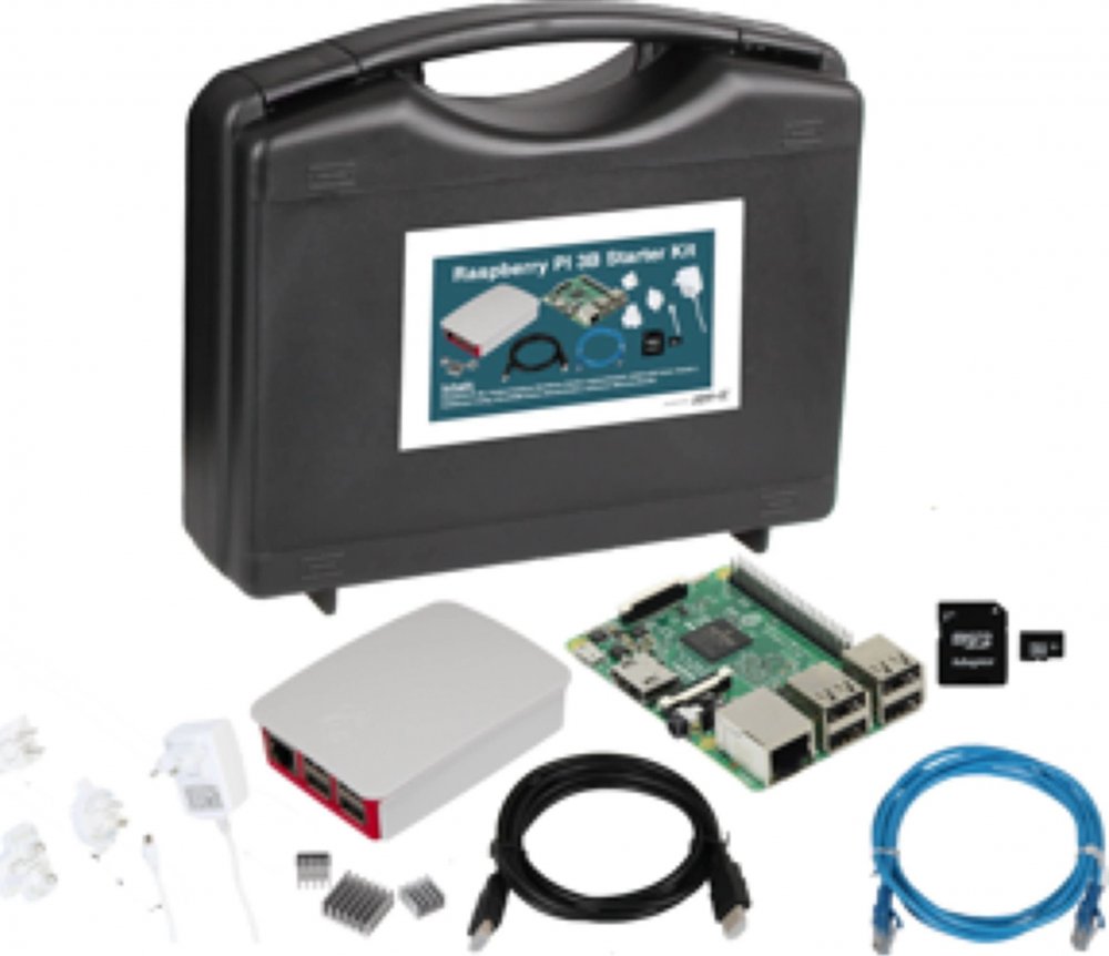 Raspberry Pi 3 Model B 1GB RAM Starter Kit (SI-RPI3B-STARTER)