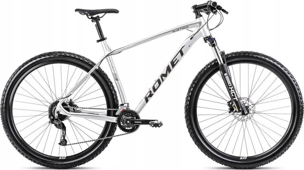 Romet Dviratis Romet Mustang M3 2024 silver-grey-21" / XL (Dydis: 21" / XL)