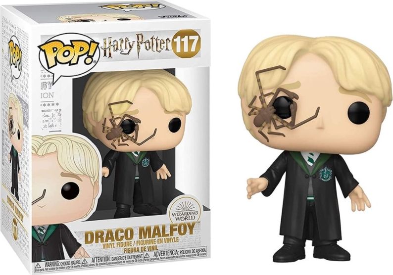 Funko Pop Funko POP Movies: Harry Potter - Draco Malfoy (with Whip Spider)