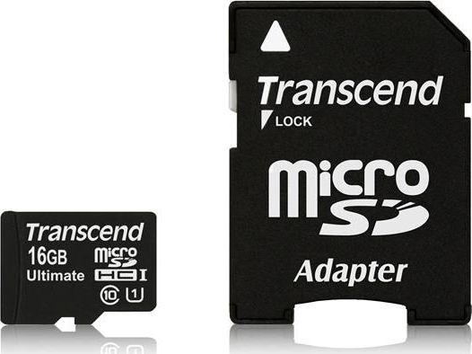 Transcend Ultimate 600x MicroSDHC 16 GB Class 10  (TS16GUSDHC10U1)