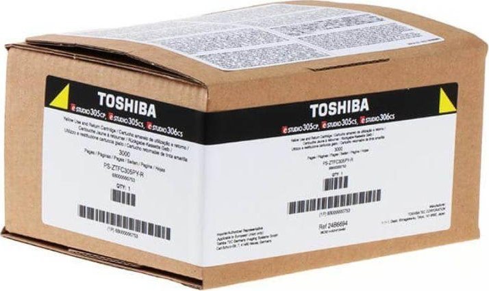 Toshiba Toshiba Toner T-305PY-R für e-Studio 305CP/305CS yellow (6B000000753)