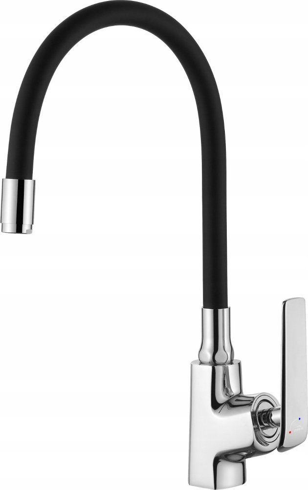 Invena Sink mixer LIGARIA INVENA TREND, with flexible spout, chróme color.