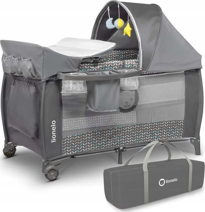 Lionelo Postieľka Sven Plus Grey Scandi