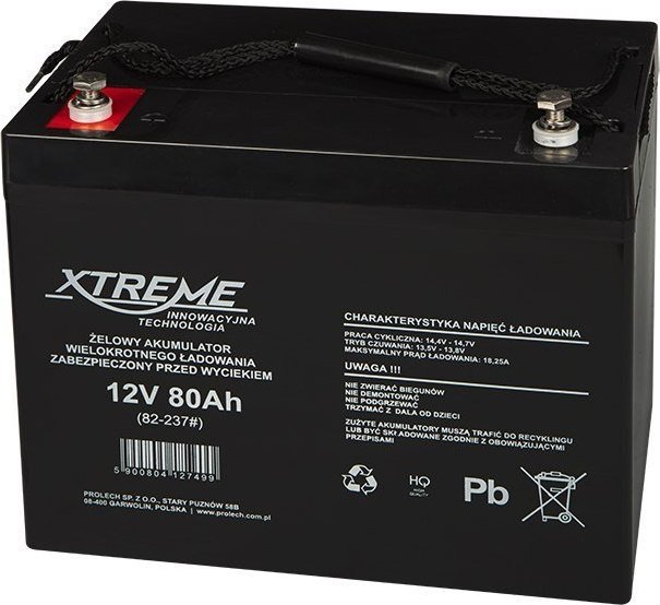 Blow akumulátor żelowy 12V 80Ah XTREME
