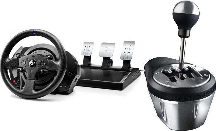 Thrustmaster T300RS GT (4160681) + Lewarek TH8A (4060059)