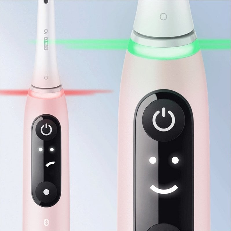Oral-B Oral-B iO Series 6 -sähköhammasharja, tuplapakkaus, musta / pinkki
