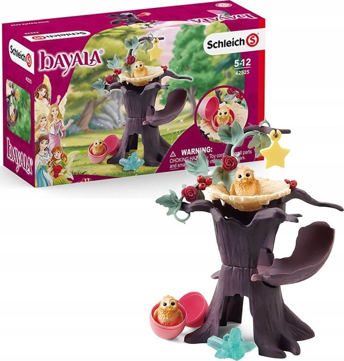 Schleich Bayala Drzewo z zásuvkou małych sów