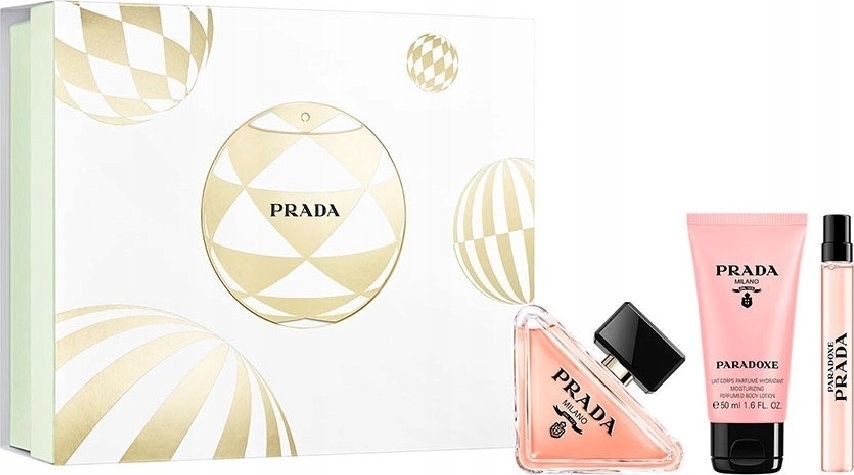 NoName SET PRADA Paradoxe EDP spray 90ml + EDP spray 10ml + BODY LOTION 50ml