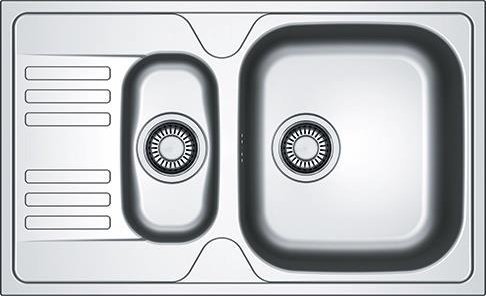 Franke SINK ST.STEEL NATURAL,REV,IND EFN 651-78