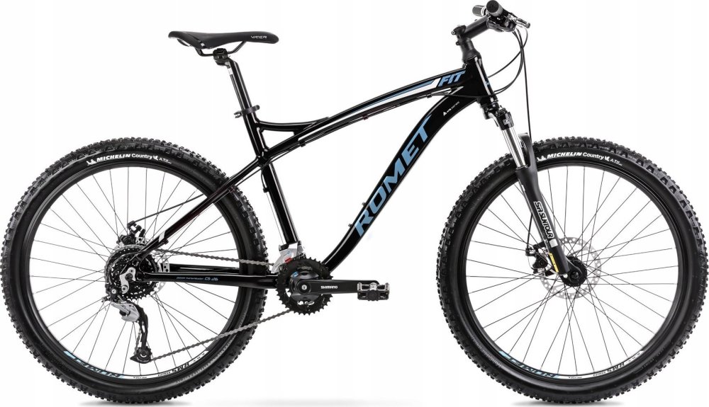 Romet Dviratis Romet Rambler FIT 26 2024 black-blue-20" / XL (Dydis: 20" / XL)